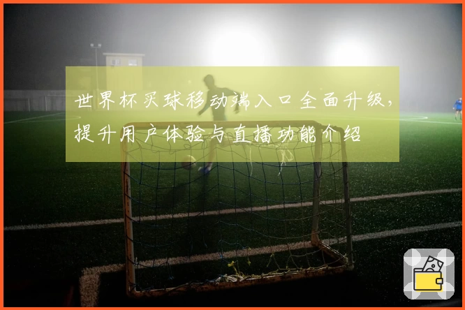 世界杯买球移动端入口全面升级，提升用户体验与直播功能介绍