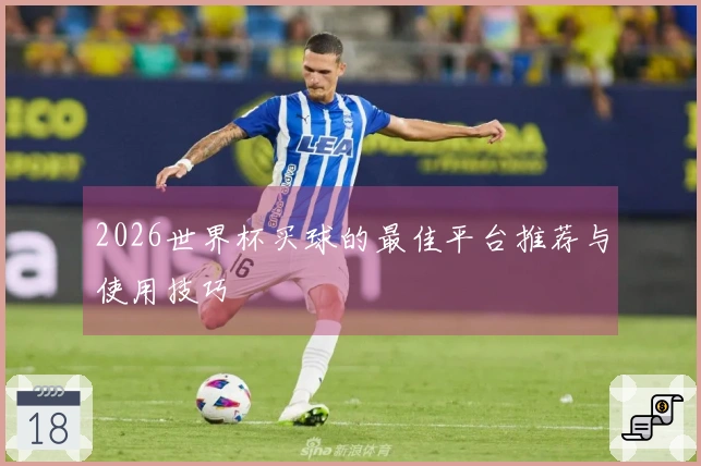 2026世界杯买球的最佳平台推荐与使用技巧